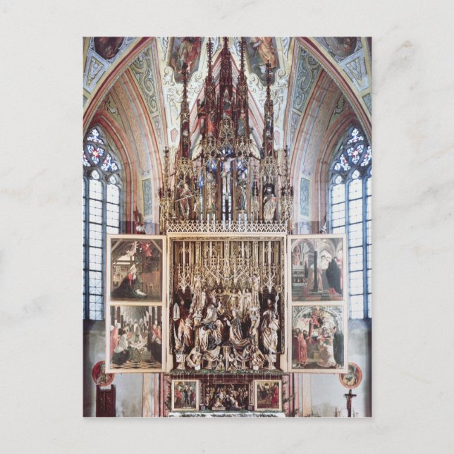 The St. Wolfgang Altarpiece  1471-81 Postcard (Front)