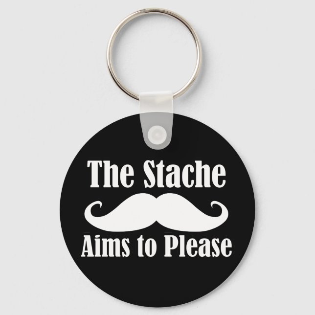 The Stache Aims to Please in  Keychain (Front)