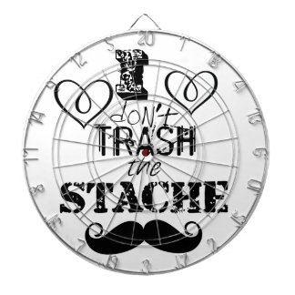 The Stache Moustache Pattern Dart Board