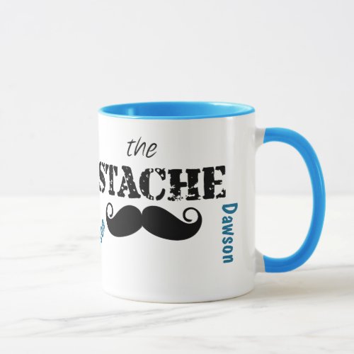 The Stache Moustache Pattern Mug