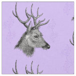 The Stag Head Fabric