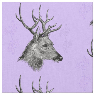 The Stag Head Fabric
