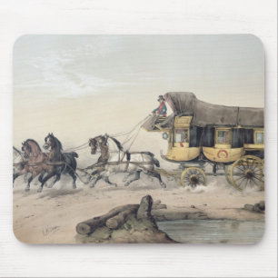 The Stage Coach Mouse Pad