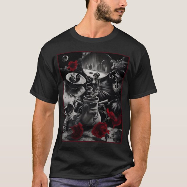 "The Stage of Shadows" T-Shirt (Front)