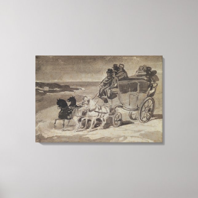 The Stagecoach Canvas Print (Front)