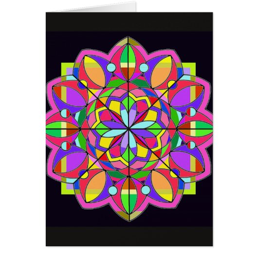 The Stained Glass Design. (Front)