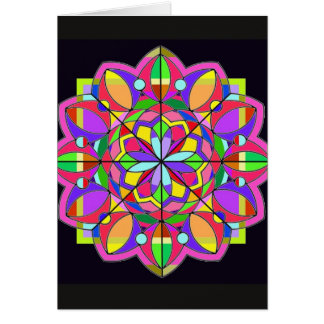 The Stained Glass Design. Cards
