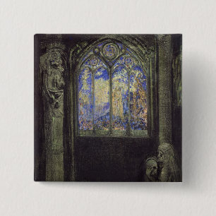 The Stained Glass Window, 1904 Pinback Button