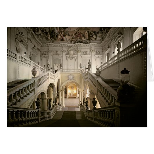 The staircase, built 1719-44 cards (Front Horizontal)
