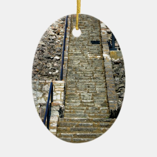 The Stairs Ceramic Ornament (Front)