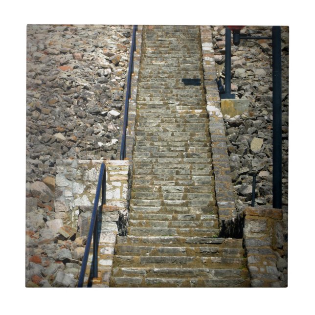 The Stairs Ceramic Tile (Front)