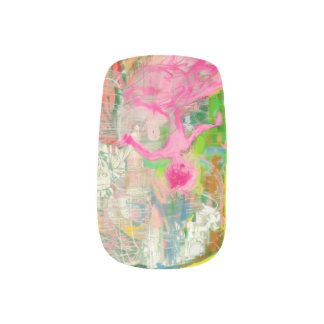 The Stalker - Neon Ballet Chaos Minx Nail Art