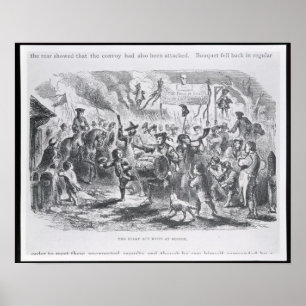 The Stamp Act Riots at Boston Poster