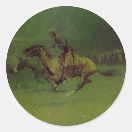 The Stampede Classic Round Sticker