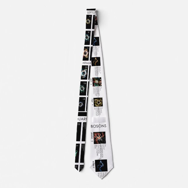 The Standard Model of Particles Neck Tie (Back)