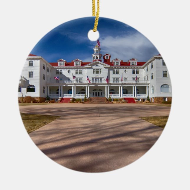 The Stanley Hotel Ceramic Ornament (Front)