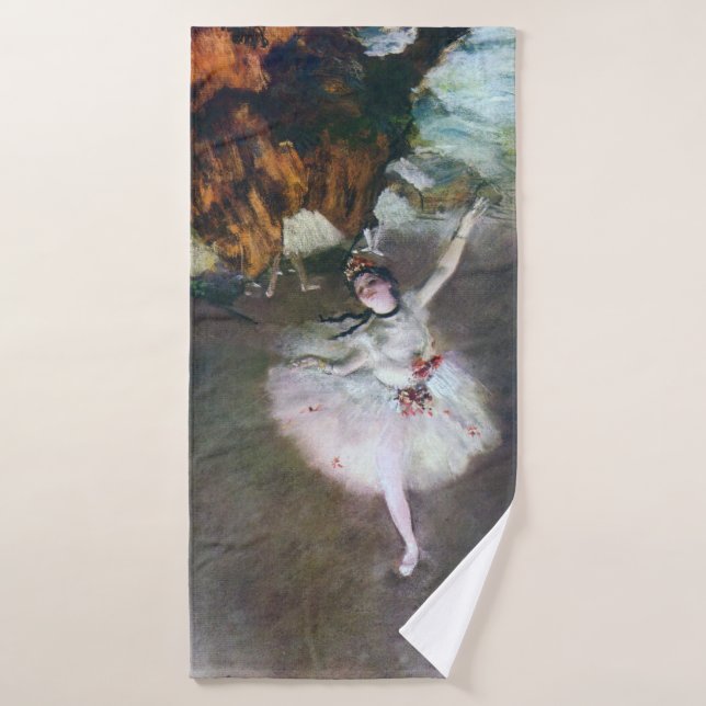 The Star, Ballerina, Edgar Degas, 1878 Bath Towel (Bath Towel)