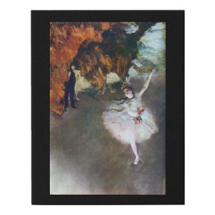 The Star, Ballerina, Edgar Degas, 1878 Faux Canvas Print