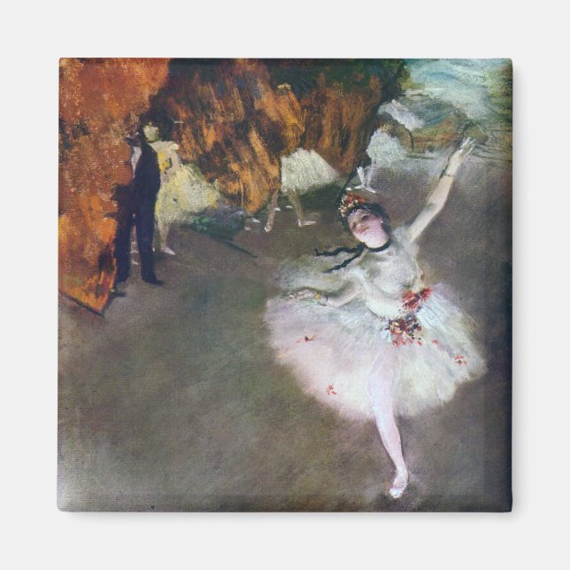 The Star, Ballerina, Edgar Degas, 1878 Magnet (Front)
