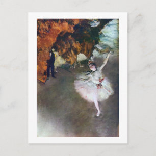 The Star, Ballerina, Edgar Degas, 1878 Postcard