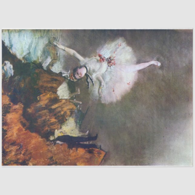 The Star, Ballerina, Edgar Degas, 1878 Tissue Paper (Front)