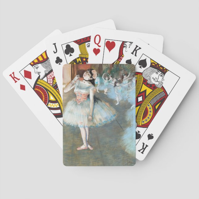 The Star by Edgar Degas Poker Cards (Back)