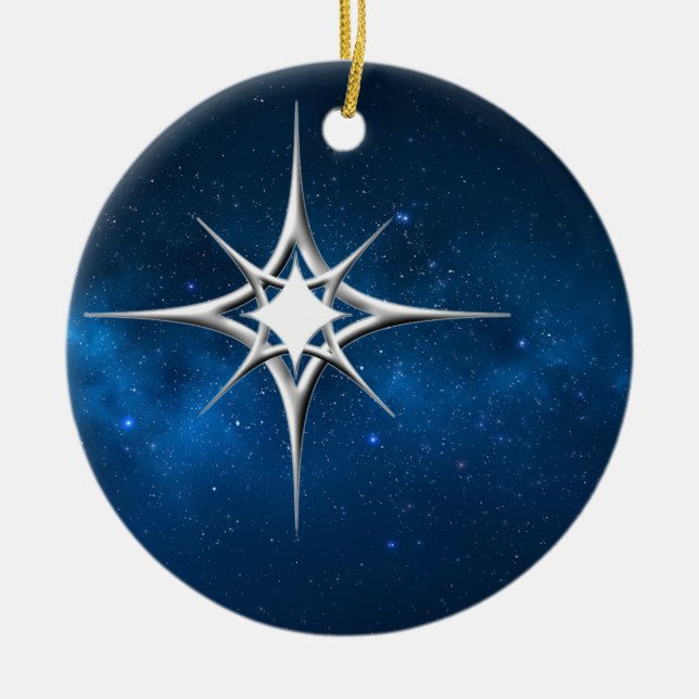 The Star Ceramic Ornament (Front)