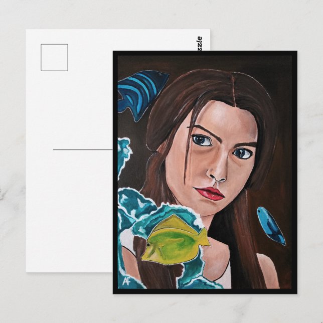 The Star-Crossed Lover Painting by Alfred Fox Postcard (Front/Back)