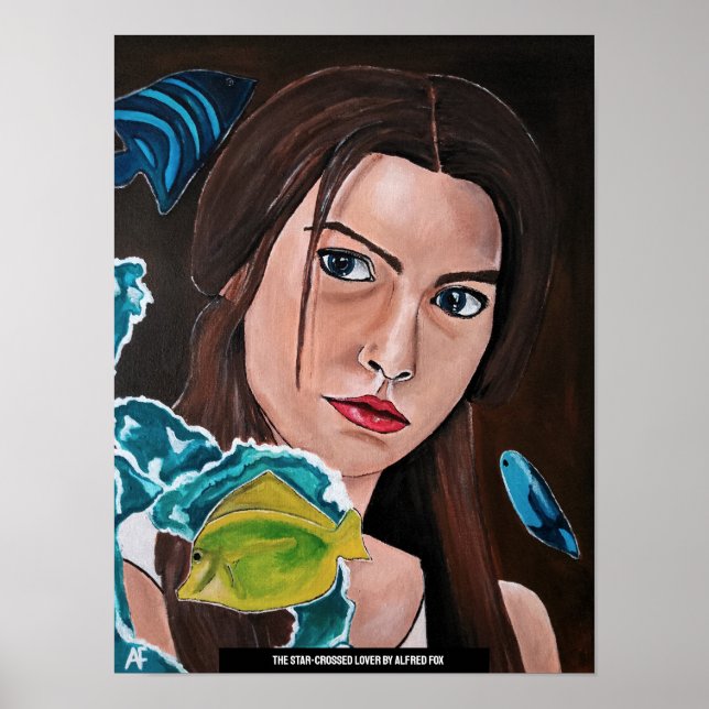 The Star-Crossed Lover Painting by Alfred Fox Poster (Front)