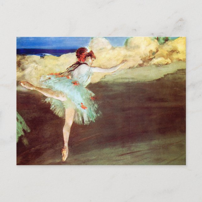 The Star: Dancer on Point by Degas Postcard (Front)