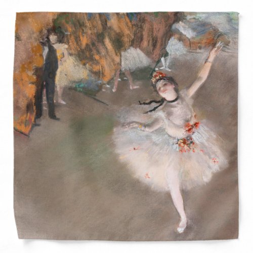 The Star Dancer on Stage Edgar Degas Ballet Bandana