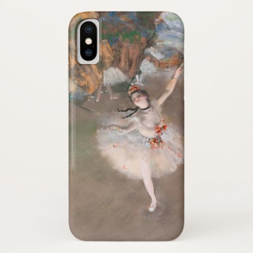 The Star Dancer on Stage Edgar Degas Ballet iPhone X Case