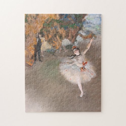 The Star Dancer on Stage Edgar Degas Ballet Jigsaw Puzzle