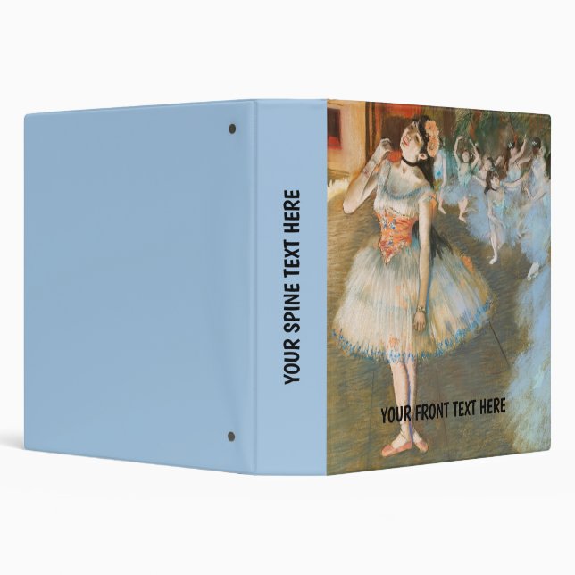 The Star, Degas Art 3 Ring Binder (Background)