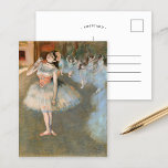 The Star | Edgar Degas Postcard<br><div class="desc">The Star (1879-1881) by French impressionist artist Edgar Degas. Degas is famous for his pastel drawings and oil paintings. He was a master in depicting movement,  as can be seen in his many works of ballet dancers.

Use the design tools to add custom text or personalize the image.</div>