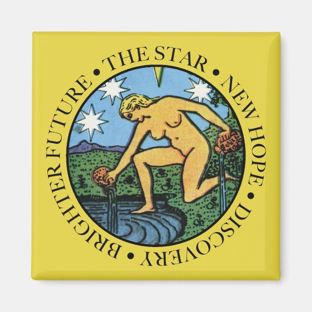 The Star Magnet with Text (Front)