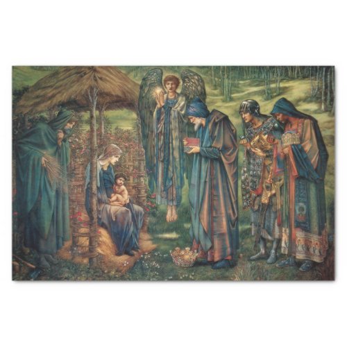 The Star of Bethlehem by Sir Edward Burne Jones Tissue Paper