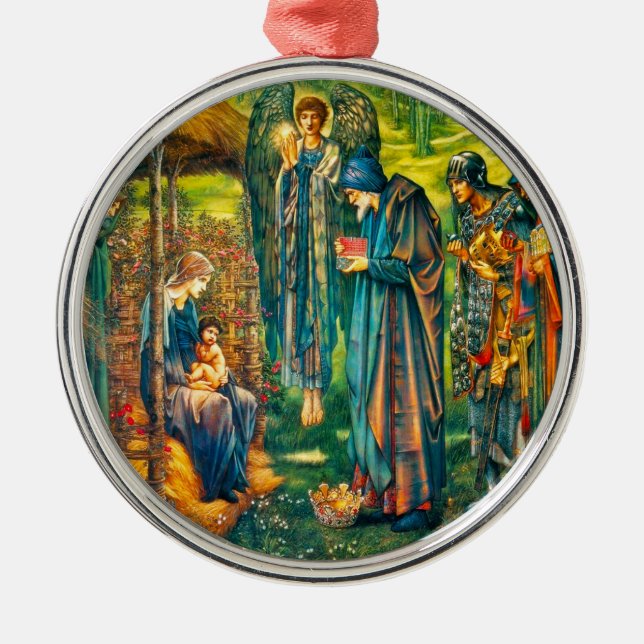 The Star of Bethlehem Premium Round Ornament (Front)