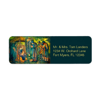 The Star of Bethlehem Return Address Labels