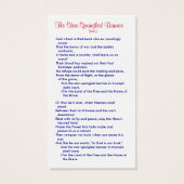 The Star Spangled Banner (4) (Back)