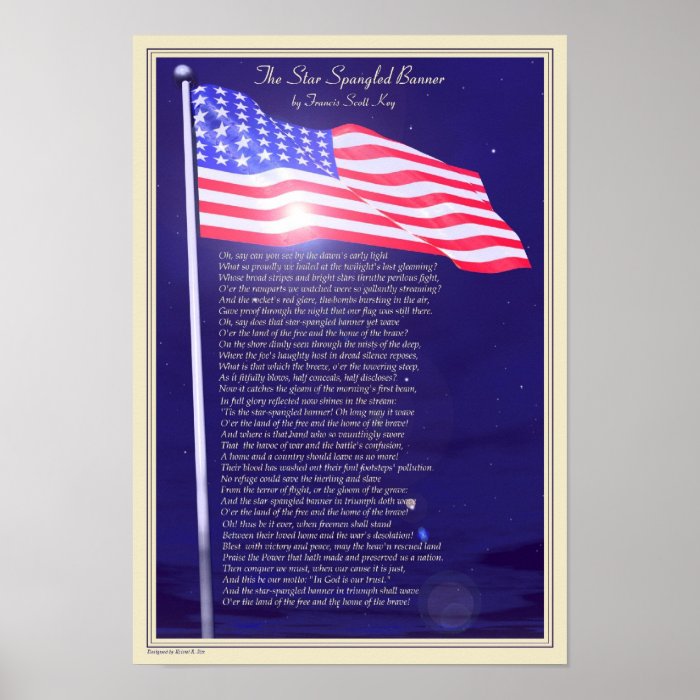 The Star spangled Banner Poster