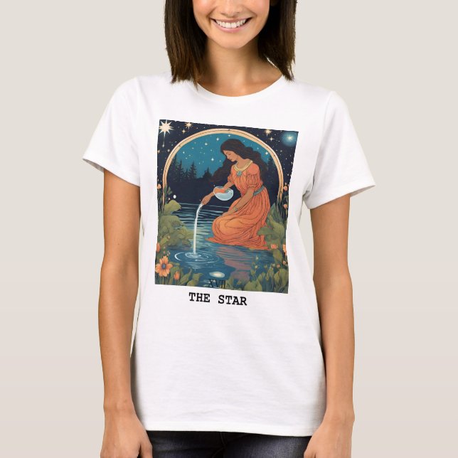 THE STAR - TAROT CARD T-Shirt (Front)