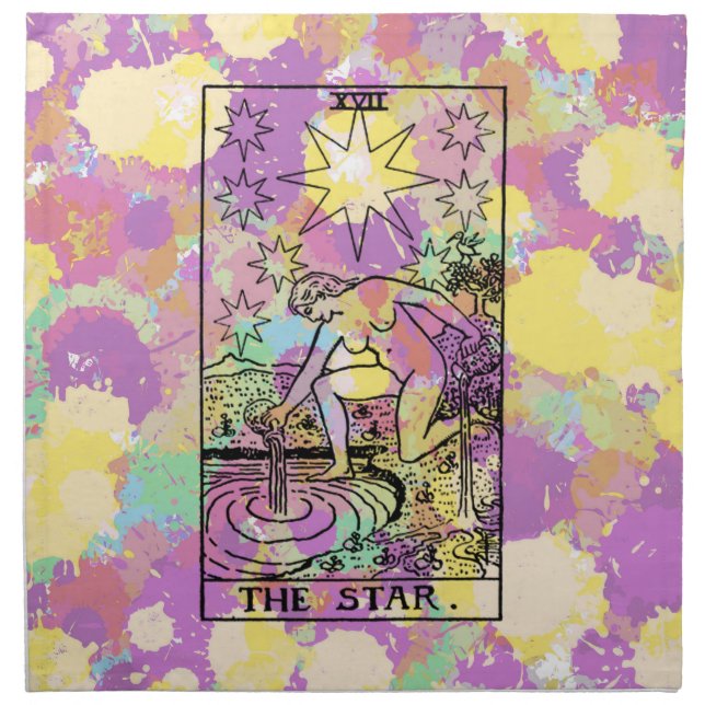 The Star Tarot Party Napkin (Front)