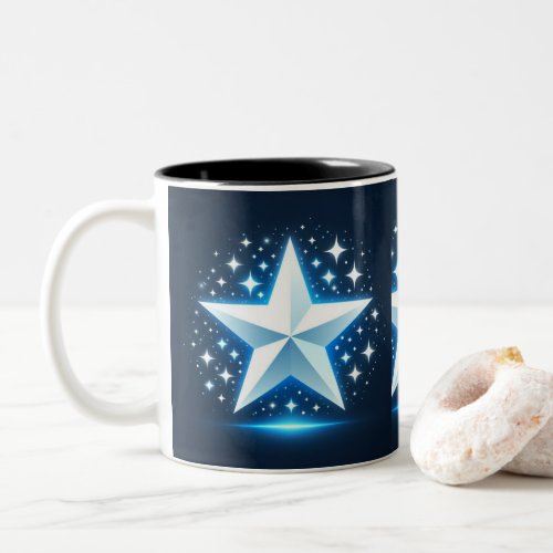 The star Two_Tone coffee mug
