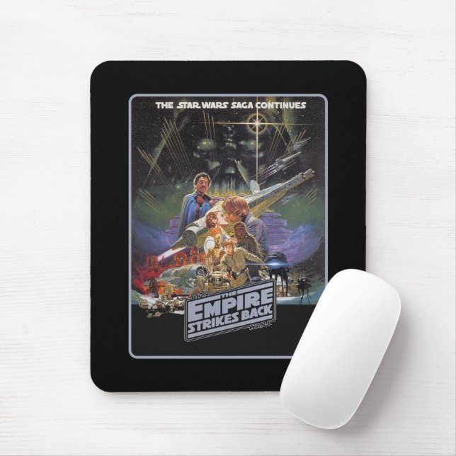 The Star Wars Saga Continues Mouse Pad (With Mouse)