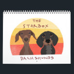 The Starbox Dachshunds Calendar<br><div class="desc">The Starbox Dachshunds,  Moonpie and Buttercup,  loves helping you start your day with a smile!  We hope this calendar can help you keep track of your daily smiles.</div>