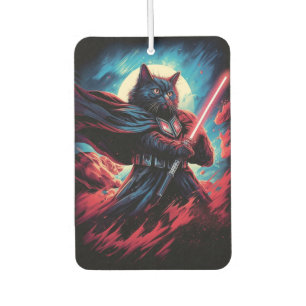 The Stardust Samurai Cosmic Cat Warrior Air Freshener