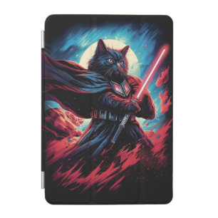 The Stardust Samurai   Cosmic Cat Warrior iPad Mini Cover
