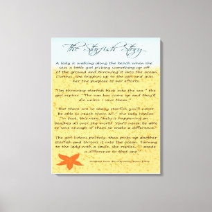 The Starfish Story Canvas Print