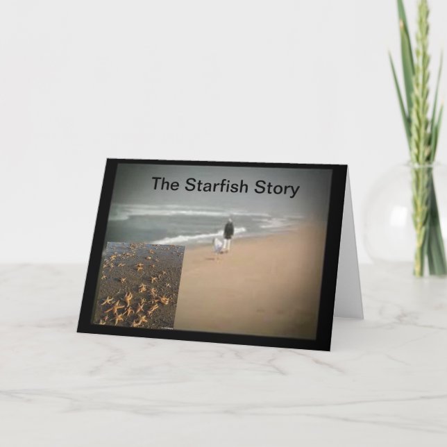 The Starfish Story Card (Front)